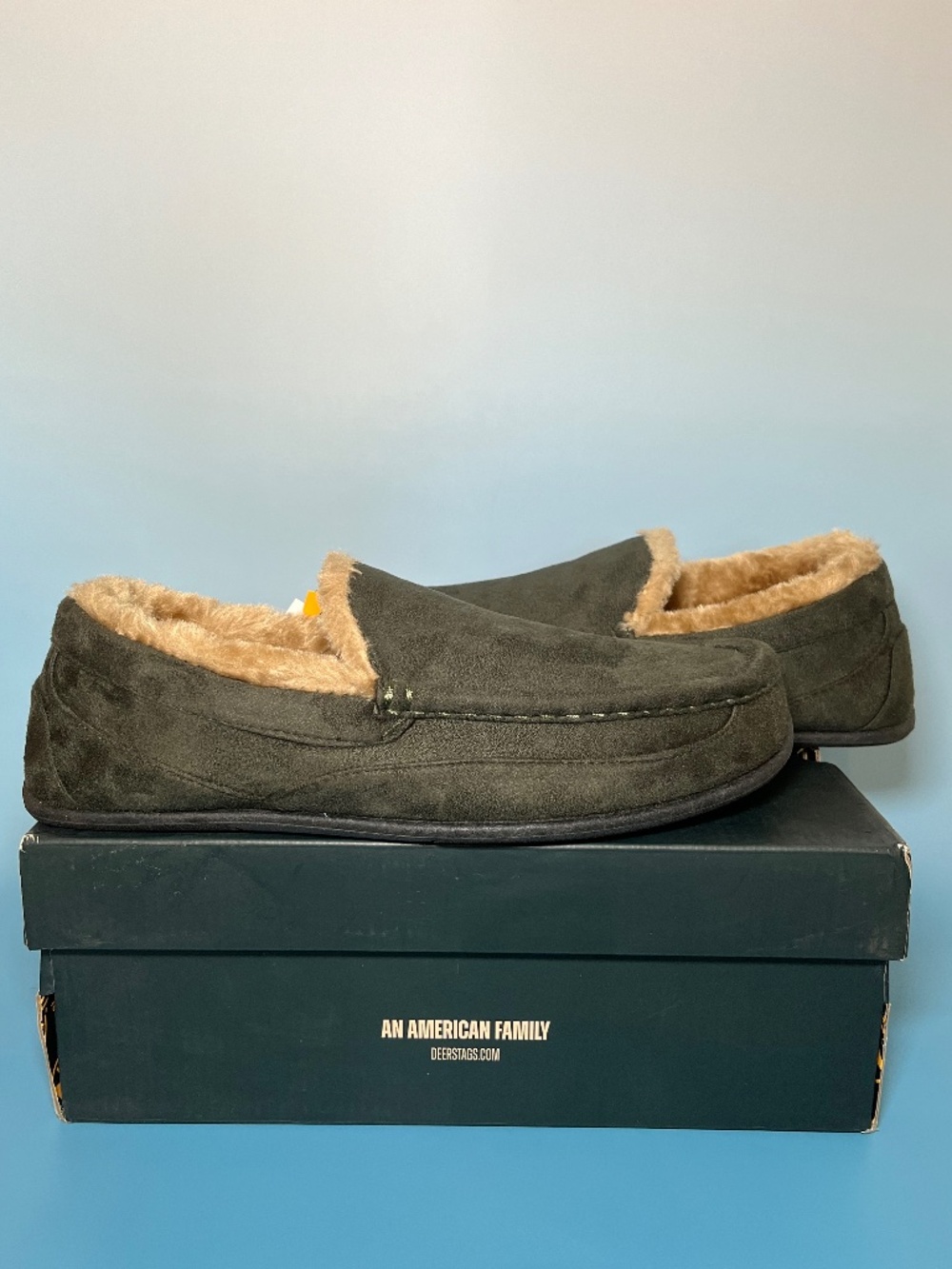 Deer Stags Spun Slippers